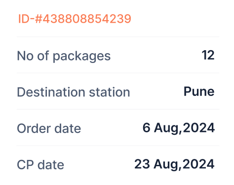 Order data,Arrival,Delivery
