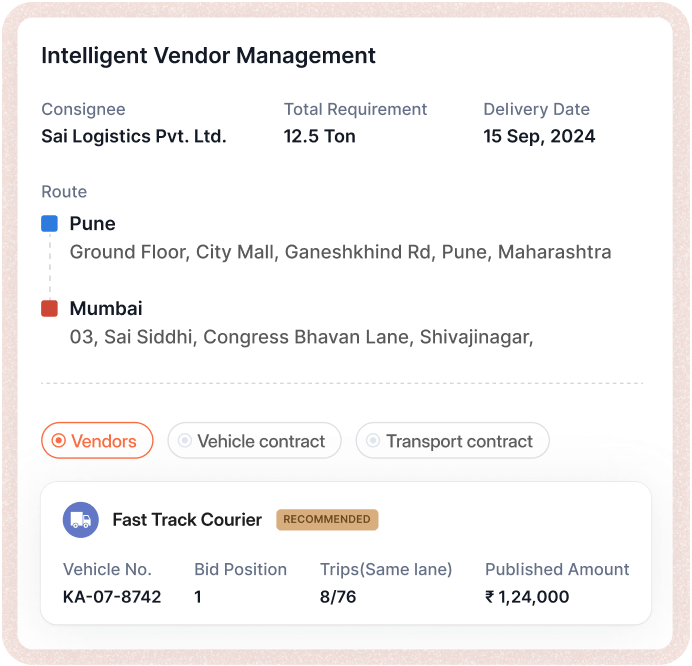 Best Vendors with AI,contracting options