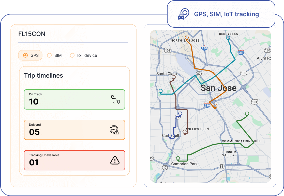 Improve visibility and never lose sight of your shipments